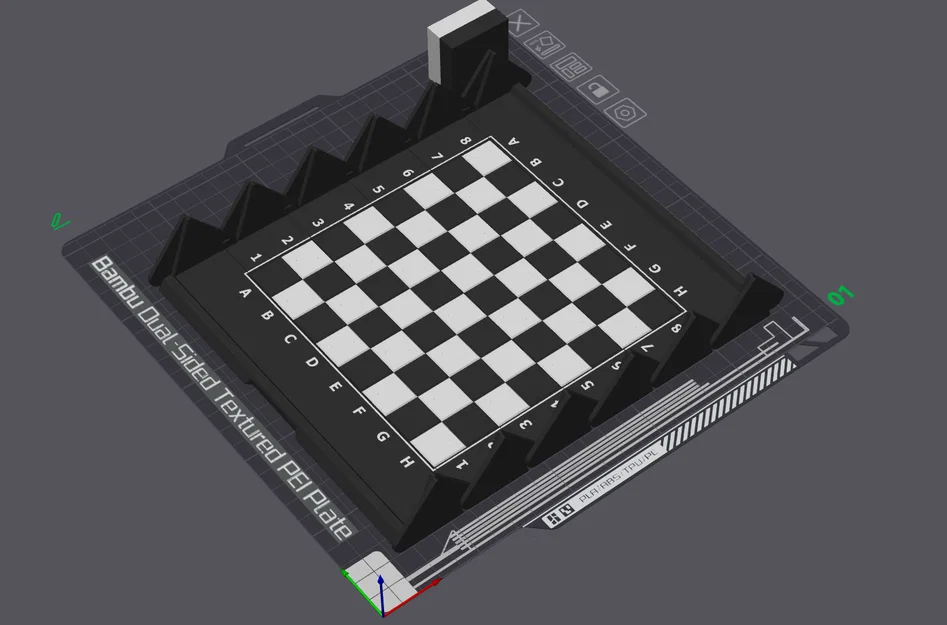 Cờ Vua Cuộn Nam Châm (Print in Place) – Roll-up Chess magnetic - Image 4