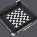 Cờ Vua Cuộn Nam Châm (Print in Place) – Roll-up Chess magnetic - Thumbnail 4