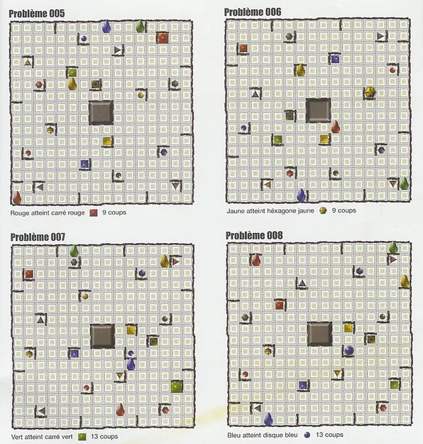 Bàn cờ modular Ricochet Robots 16x16 và bộ robot/token - Image 3