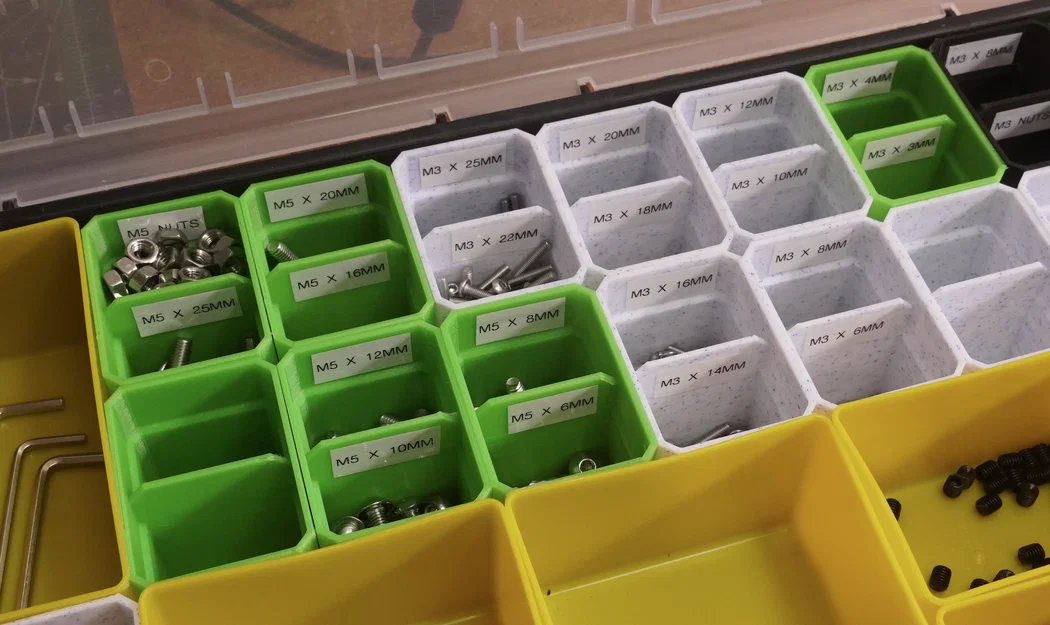 Khay chia ngăn 3D tiện lợi cho hộp linh kiện Harbor Freight - Image 1