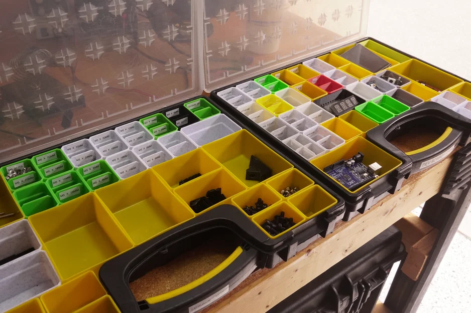 Khay chia ngăn 3D tiện lợi cho hộp linh kiện Harbor Freight - Image 2