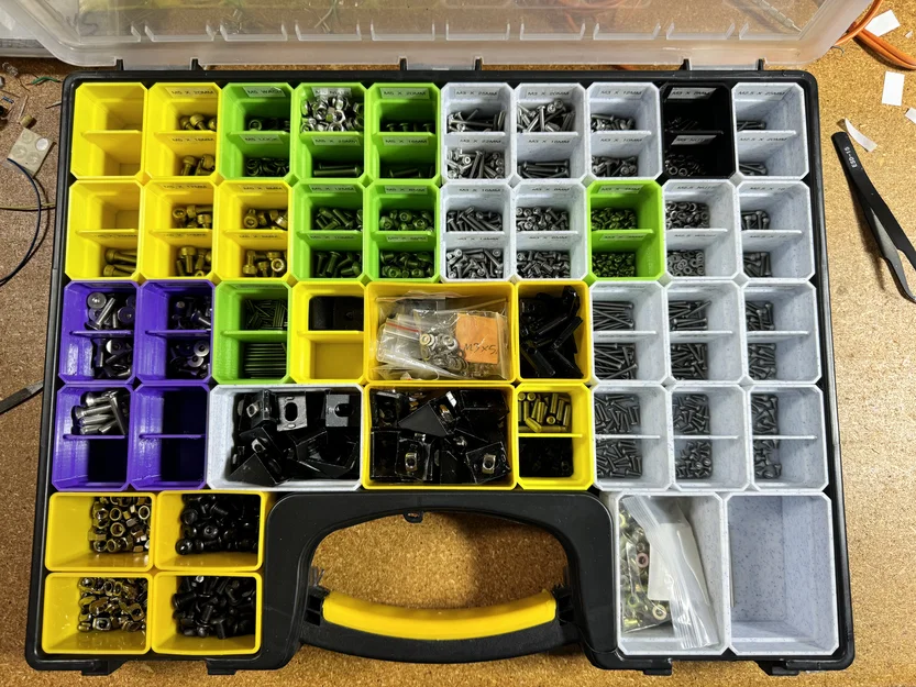 Khay chia ngăn 3D tiện lợi cho hộp linh kiện Harbor Freight - Image 3