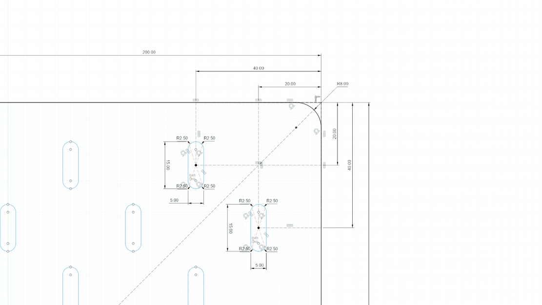 Mẫu thiết kế (Template) bảng treo IKEA SKÅDIS cho Fusion 360 - Image 2