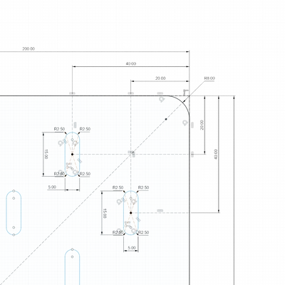 Mẫu thiết kế (Template) bảng treo IKEA SKÅDIS cho Fusion 360