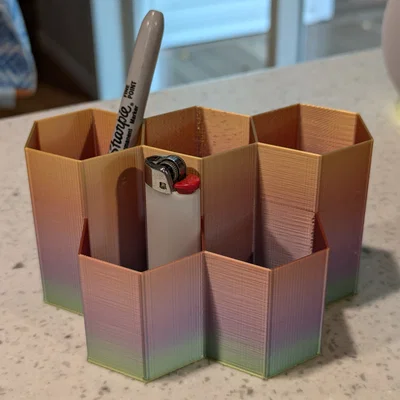 Khay Đựng Đồ Trang Điểm 3D (Makeup Organizer) Thiết Kế Tổ Ong Hiện Đại