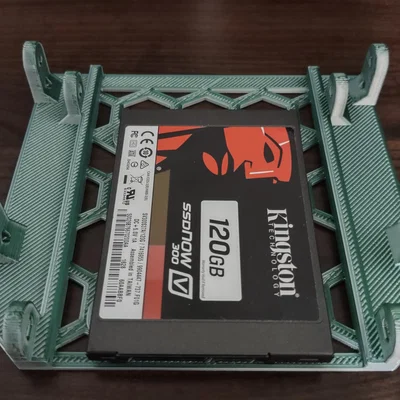 Adapter khay ổ cứng: ổ 2.5" & 3.5" gắn vào khay 5.25"
