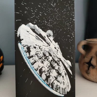Hueforge Millennium Falcon