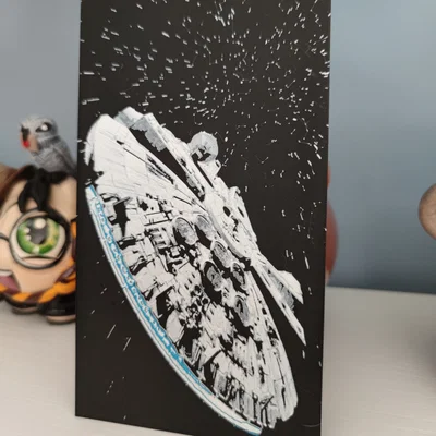 Hueforge Millennium Falcon
