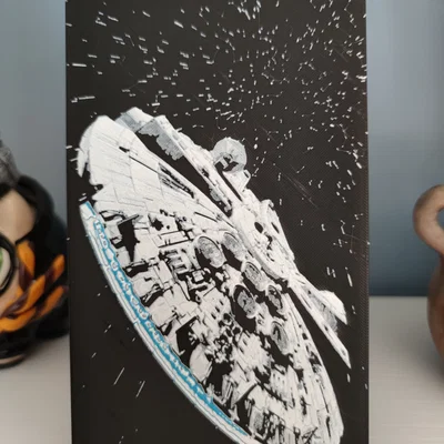 Hueforge Millennium Falcon
