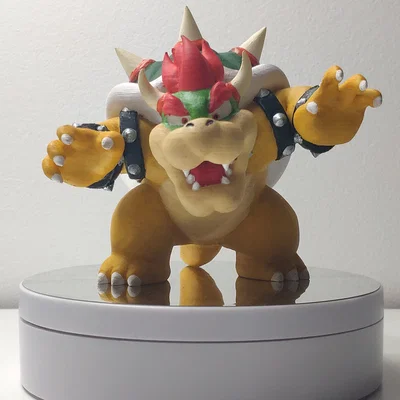 Mô hình Bowser 3D chi tiết - Nhân vật phản diện Super Mario