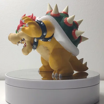 Mô hình Bowser 3D chi tiết - Nhân vật phản diện Super Mario