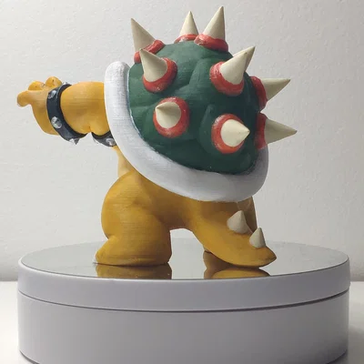 Mô hình Bowser 3D chi tiết - Nhân vật phản diện Super Mario