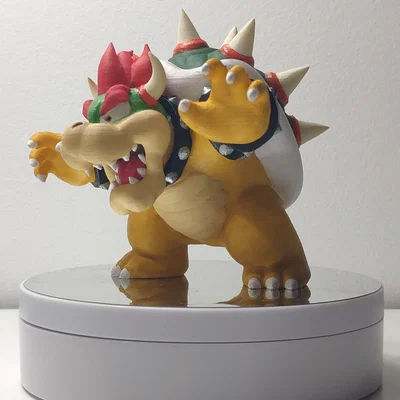 Mô hình Bowser 3D chi tiết - Nhân vật phản diện Super Mario