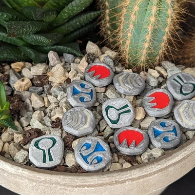 Mô hình cổ ngữ RuneScape (Old School RuneScape Runes) 3D Printing