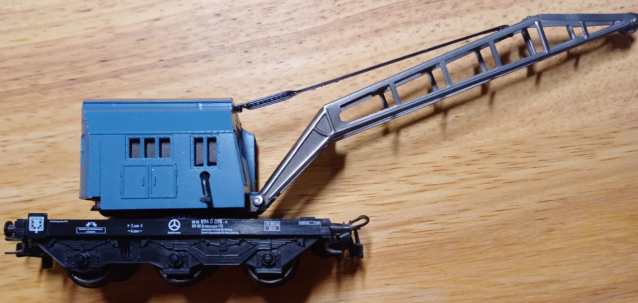 Thanh giữ cần cẩu Märklin (Kranarmhalterung) in 3D thay thế - Image 1