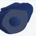 Mẫu 3D còi thổi hình đầu The Rock độc đáo kèm móc khóa - Thumbnail 2