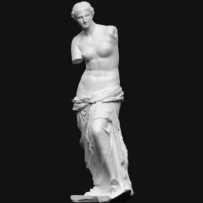 Mô hình 3D Tượng Venus de Milo - Trang trí nghệ thuật cổ điển