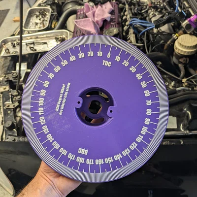 Bánh chia độ trục cơ (Crankshaft Degree Wheel) kèm hub cho 4G63