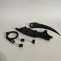 Mô hình dao Karambit in 3D thiết kế dễ in và lắp ráp - Thumbnail 5