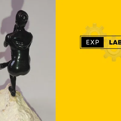 Mô hình cô gái tập Yoga tinh xảo dành cho trang trí 3D