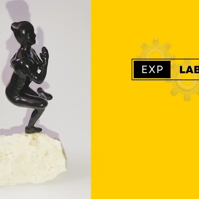 Mô hình cô gái tập Yoga tinh xảo dành cho trang trí 3D