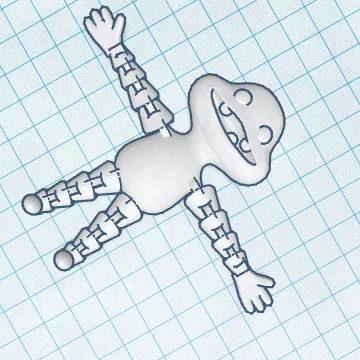 Articulated Fricklet: Mô hình khớp nối linh hoạt in 3D độc đáo