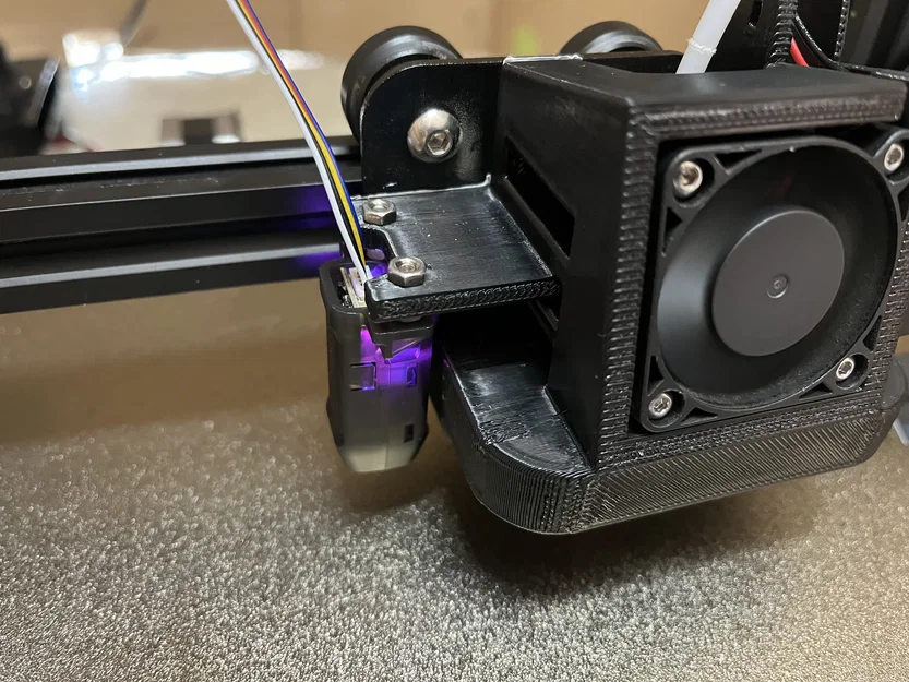 Fan duct Satsana cho Ender 3 tích hợp ngàm CR Touch chuẩn xác - Image 1
