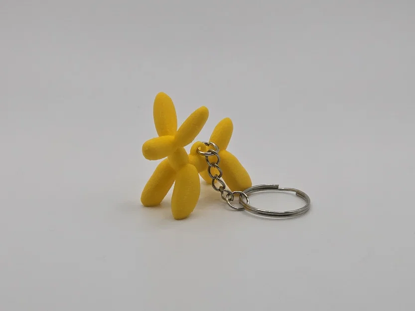 Móc khóa chó bóng bay (Balloon Dog Keychain) siêu dễ thương - Image 1