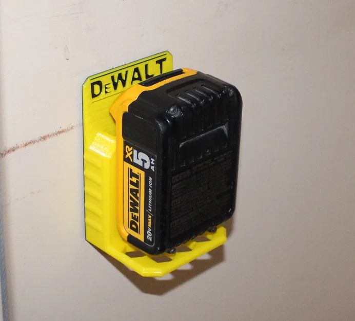 Giá/Cradle giữ pin DeWALT Battery Holder (20V) treo tường hoặc để bàn - Image 1