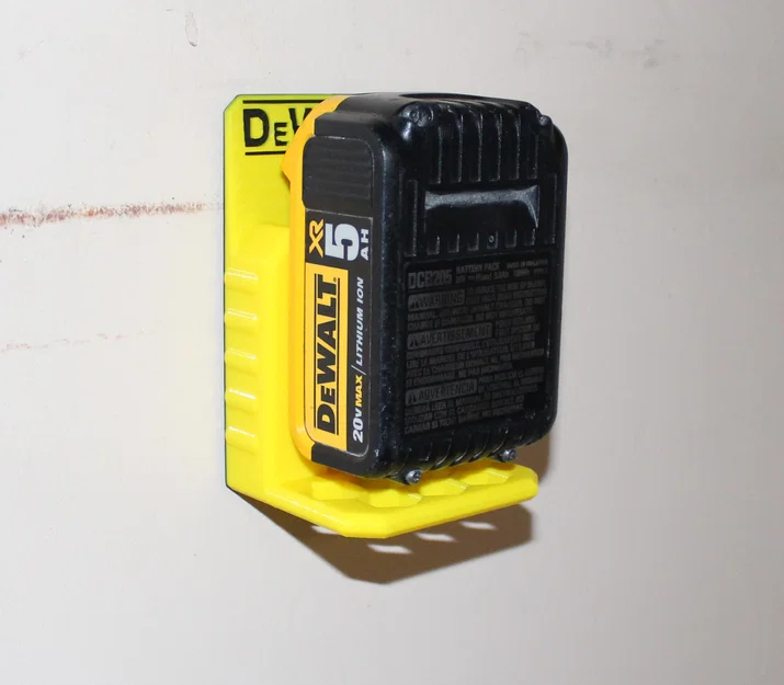 Giá/Cradle giữ pin DeWALT Battery Holder (20V) treo tường hoặc để bàn - Image 2