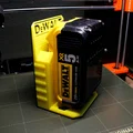 Giá/Cradle giữ pin DeWALT Battery Holder (20V) treo tường hoặc để bàn - Thumbnail 7