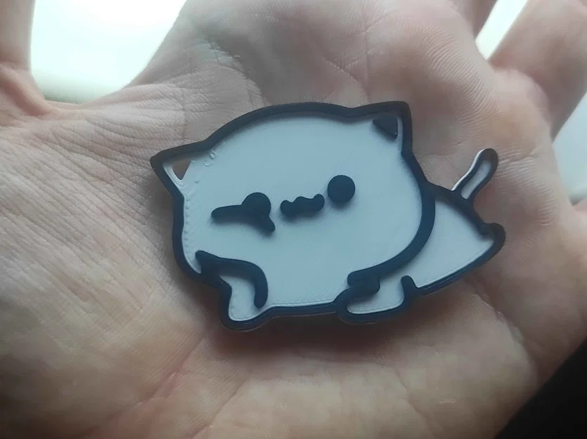 Móc khóa mèo Milk (Milk cat keychain) - Image 2