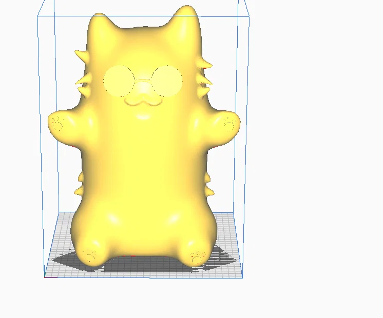 Mô hình mèo Catoru Gojo in 3D cực đáng yêu cho fan Jujutsu Kaisen - Image 3