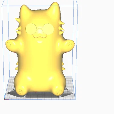 Mô hình mèo Catoru Gojo in 3D cực đáng yêu cho fan Jujutsu Kaisen