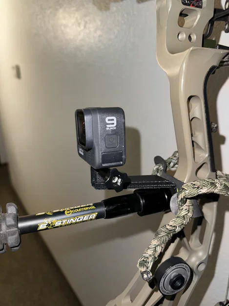 Ngàm gắn GoPro cho cung compound (gắn lên stabilizer) - Image 1