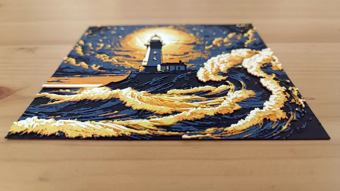 Hải đăng số 3 (Hueforge Filament Painting) - Image 2