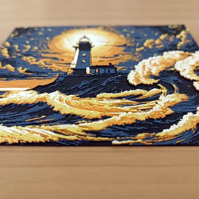 Hải đăng số 3 (Hueforge Filament Painting)
