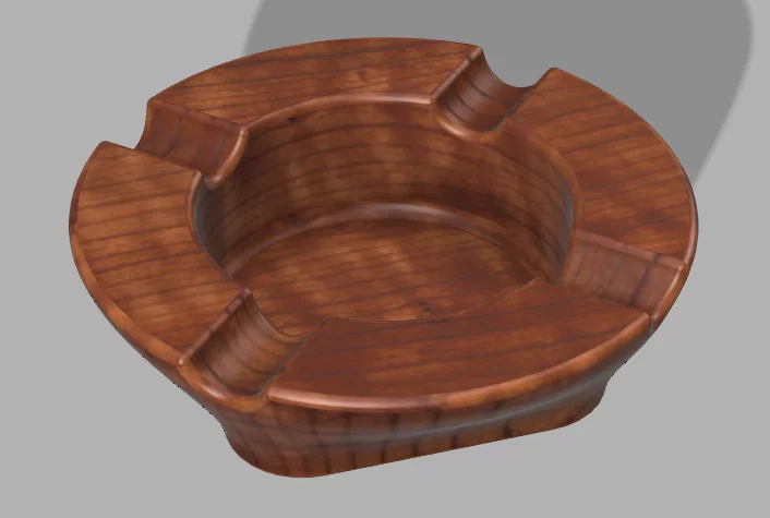 Mẫu in 3D gạt tàn xì gà sang trọng và tinh tế - Image 1