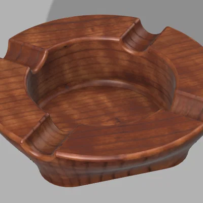Mẫu in 3D gạt tàn xì gà sang trọng và tinh tế