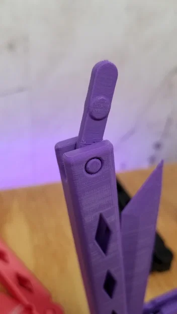 Dao bướm có khóa - Print in Place - Balisong - Image 2