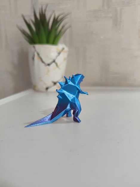 Mô hình Godzilla Lowpoly dễ thương - In 3D nhanh chóng - Image 2