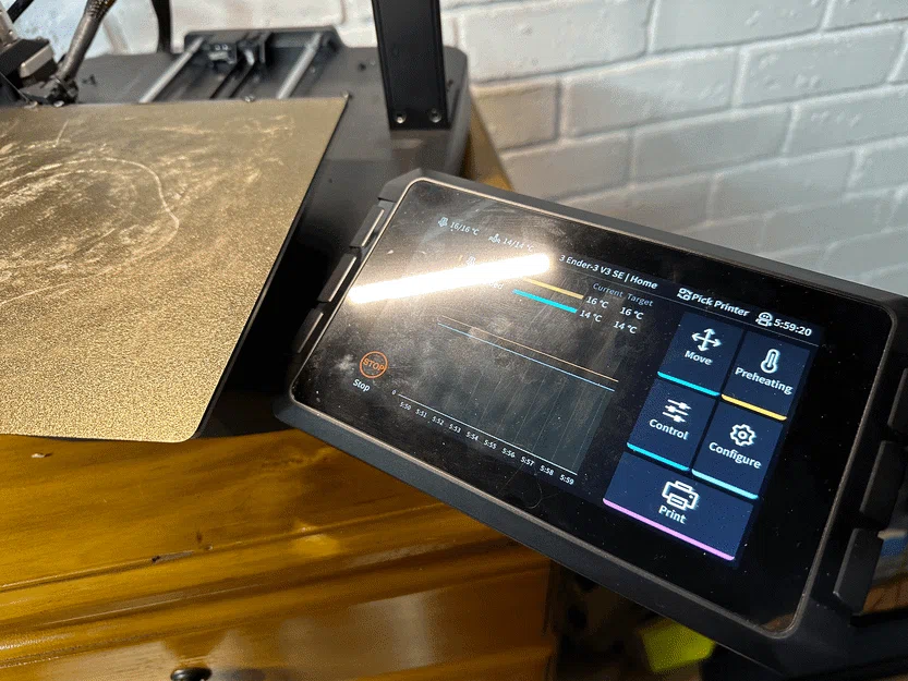 Ngàm gắn Sonic Pad cho Ender 3 V3 SE/KE (bắt vào ốc màn hình zin) - Image 3