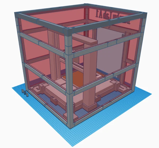 Bộ khung bao che (Enclosure) bảo vệ cho máy in 3D Bambu Lab A1 - Image 2