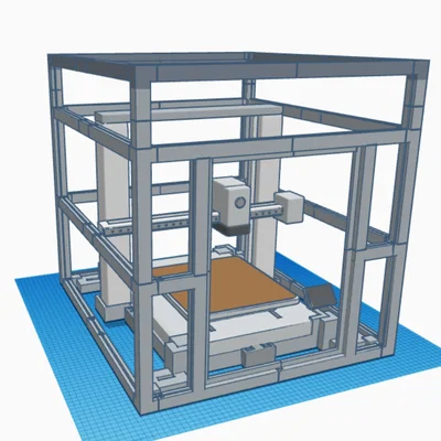 Bộ khung bao che (Enclosure) bảo vệ cho máy in 3D Bambu Lab A1