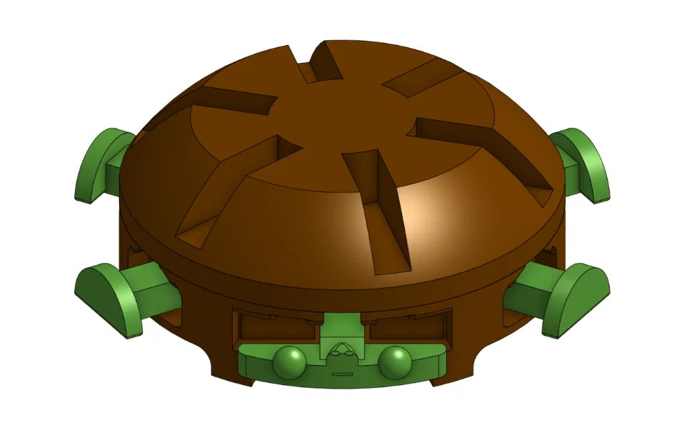 Turtle Fidget – Rùa Fidget vặn mai thu gọn/mở rộng - Image 3