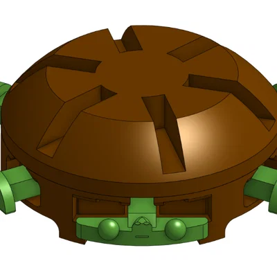 Turtle Fidget – Rùa Fidget vặn mai thu gọn/mở rộng