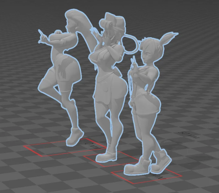 Mô hình PokiGrills Trio: Jesse, Joyful và Mistycal 3D chất lượng - Image 3