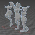 Mô hình PokiGrills Trio: Jesse, Joyful và Mistycal 3D chất lượng - Thumbnail 3