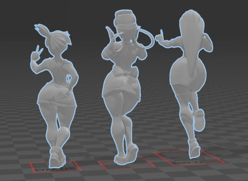 Mô hình PokiGrills Trio: Jesse, Joyful và Mistycal 3D chất lượng - Image 4