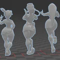 Mô hình PokiGrills Trio: Jesse, Joyful và Mistycal 3D chất lượng - Thumbnail 4